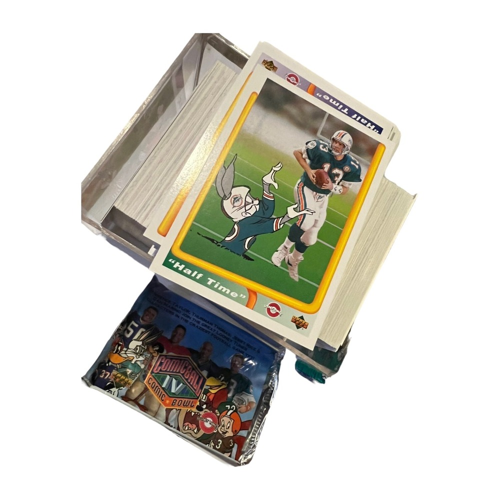 1992 UPPER DECK COMICBALL COMIC BOWL IV NFL FULL BOX COMPLETE SET? - Picture 6 of 7
